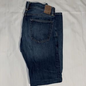Gap straight leg jeans, dark wash, 30x32